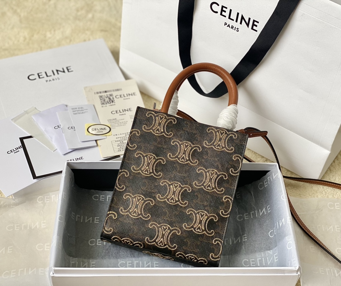 Ce**e triomphe mini tote