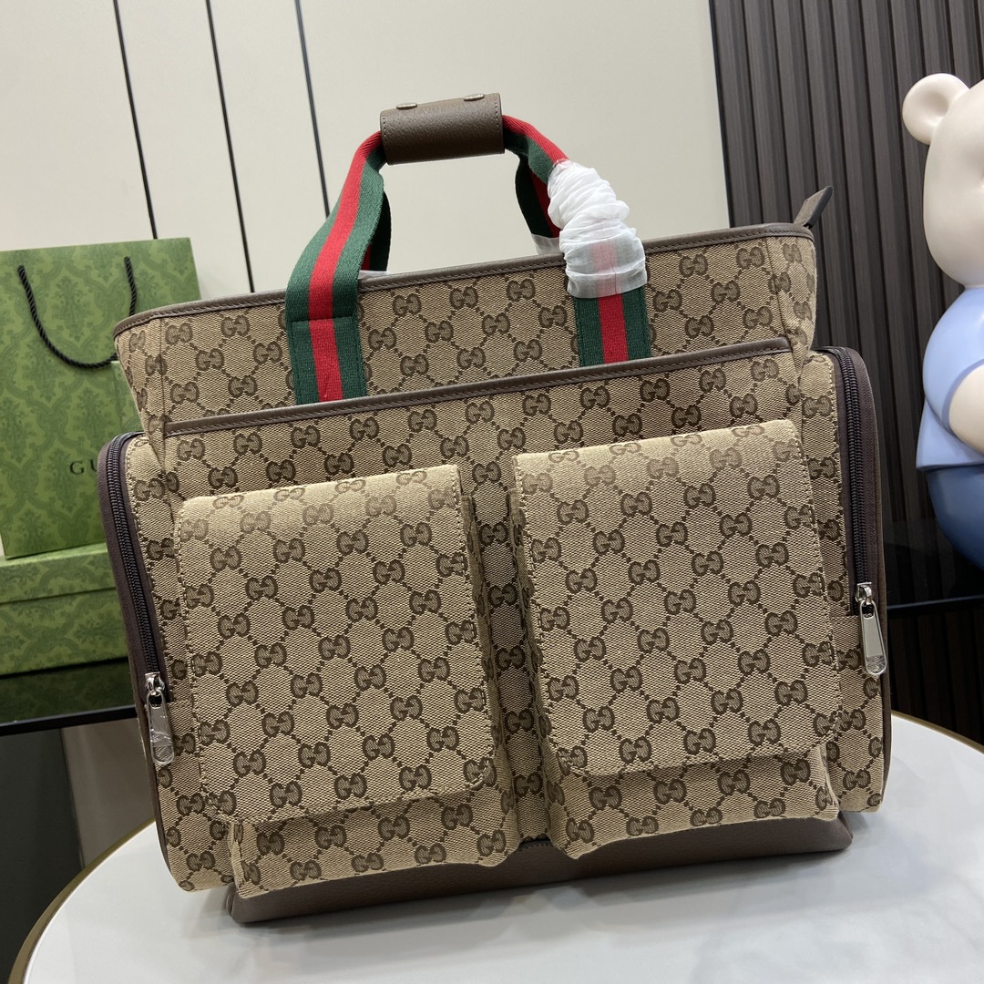 G*u*i original gg diaper bag