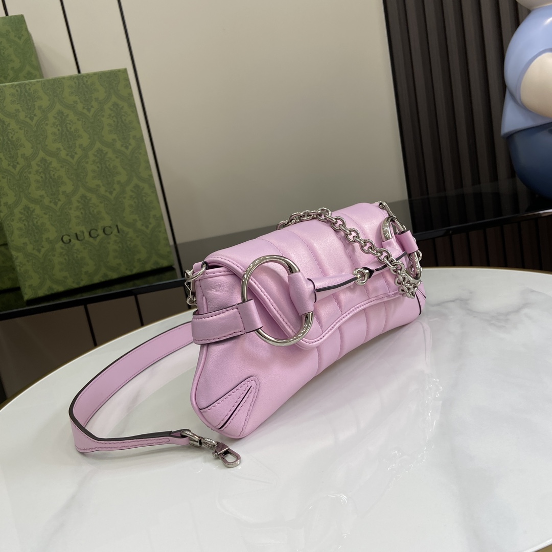 G*u*i horsebit chain small shoulder bag