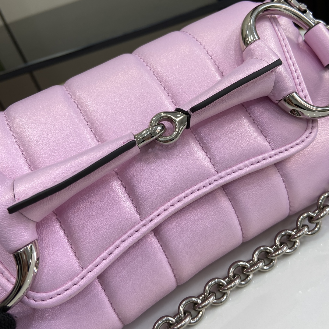 G*u*i horsebit chain small shoulder bag
