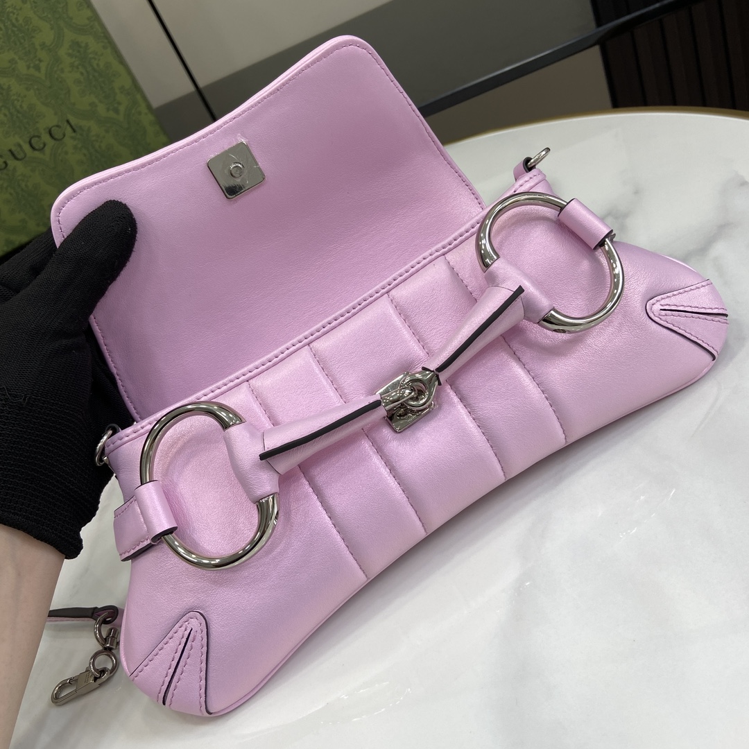 G*u*i horsebit chain small shoulder bag