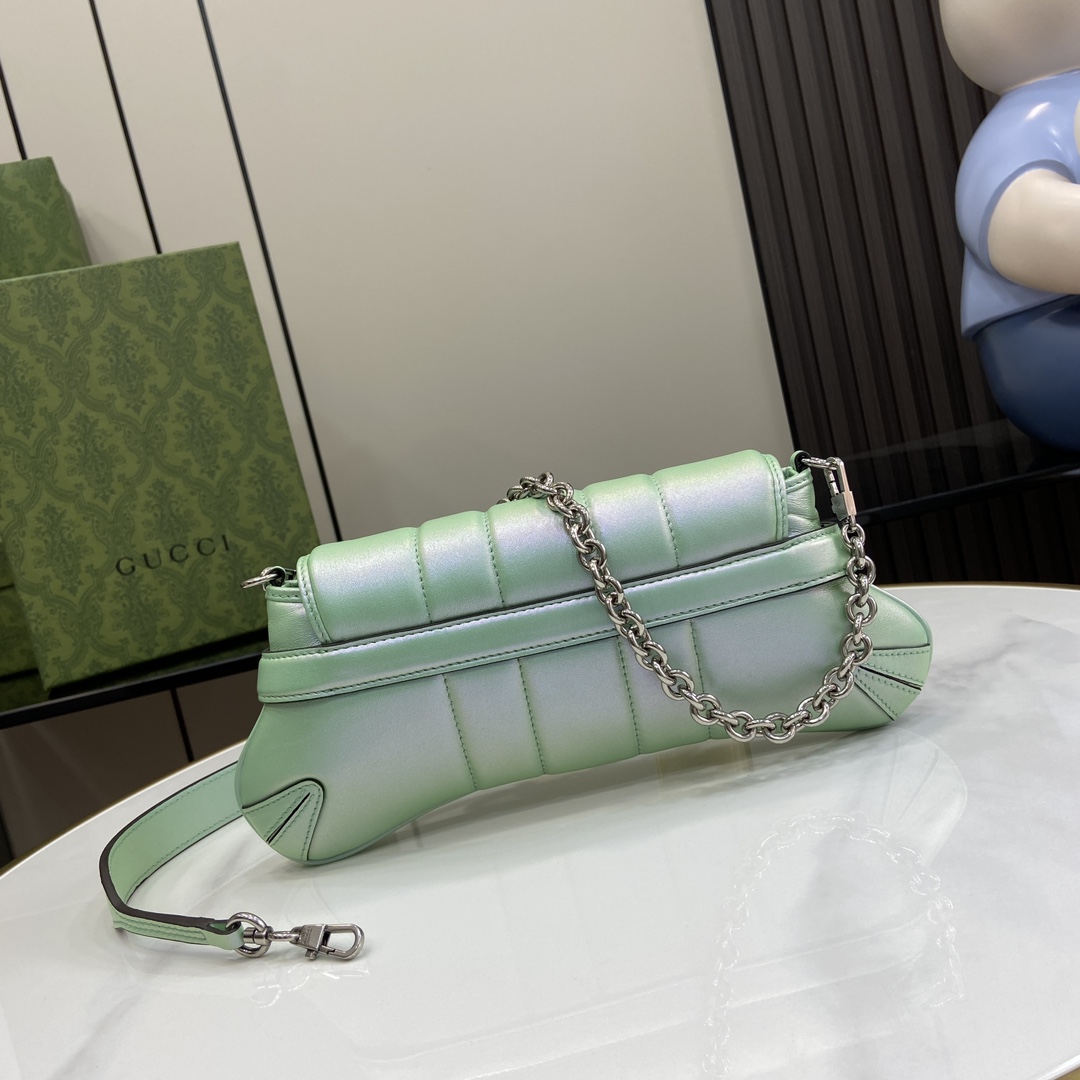 G*u*i horsebit chain small shoulder bag