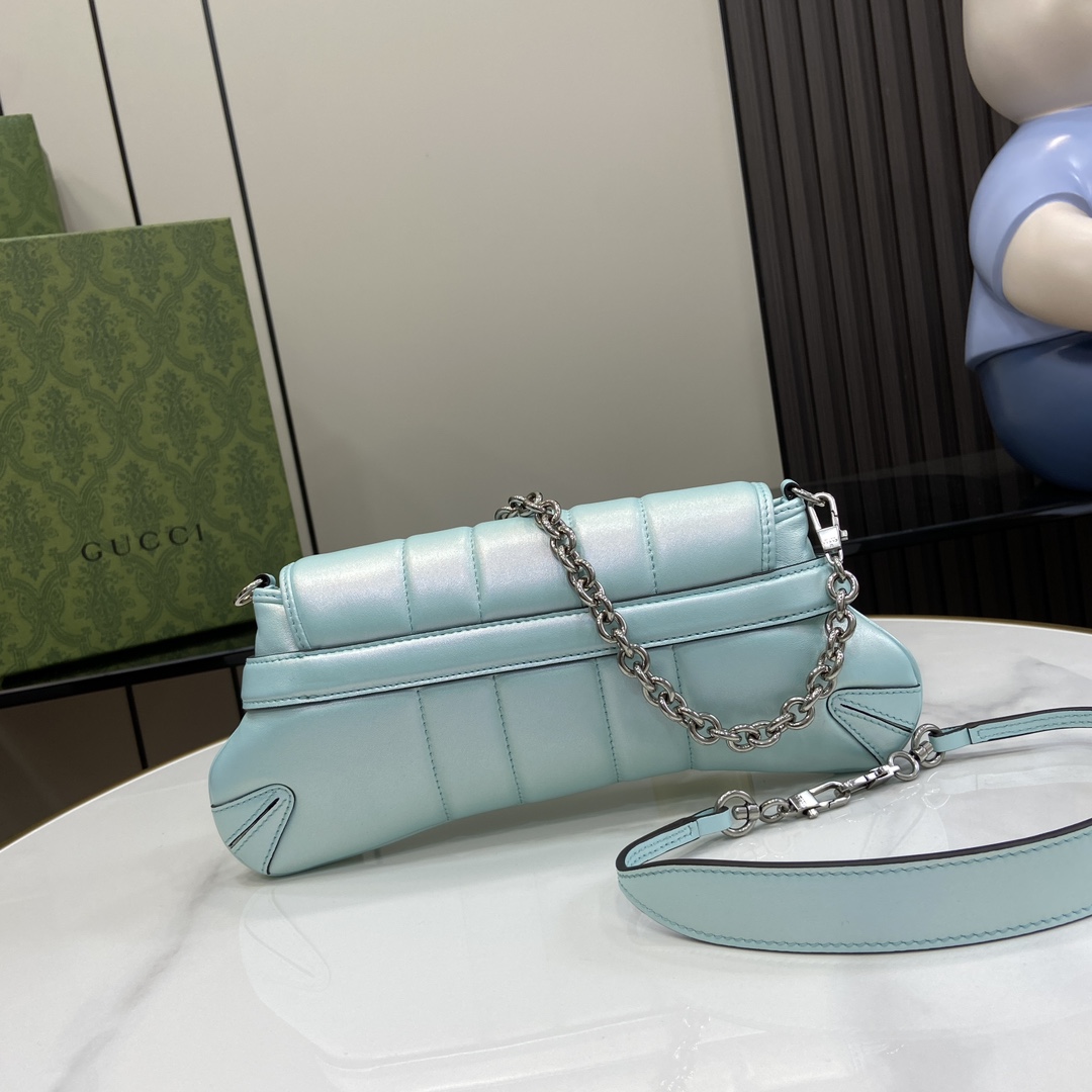 G*u*i horsebit chain small shoulder bag