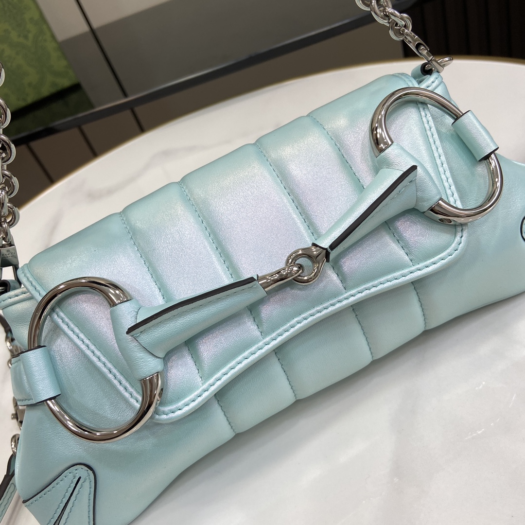 G*u*i horsebit chain small shoulder bag
