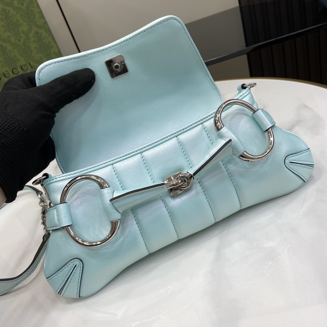 G*u*i horsebit chain small shoulder bag