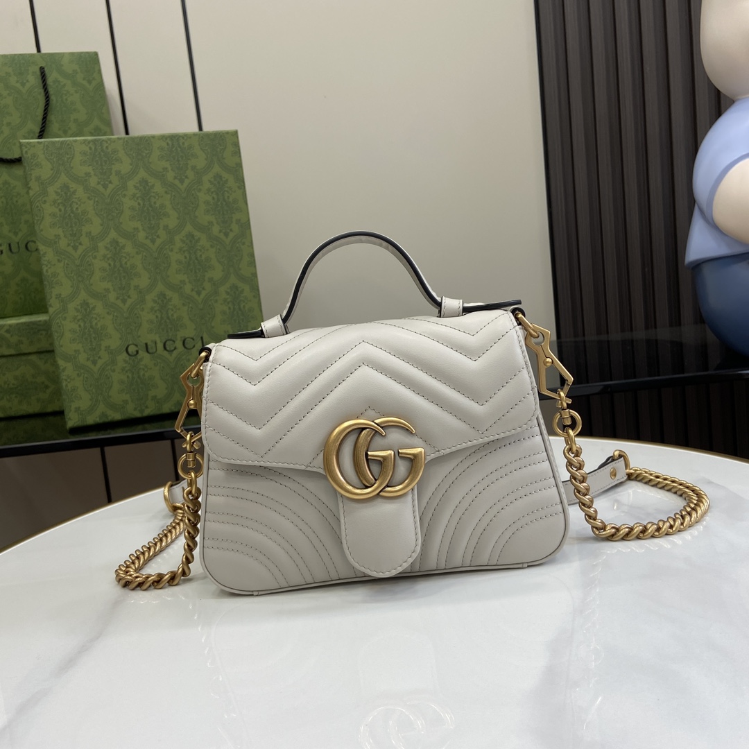G*u*i gg marmont mini top handle bag