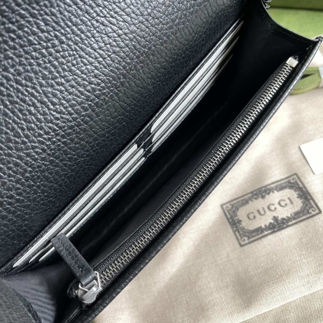 G*u*i gg marmont leather mini chain bag