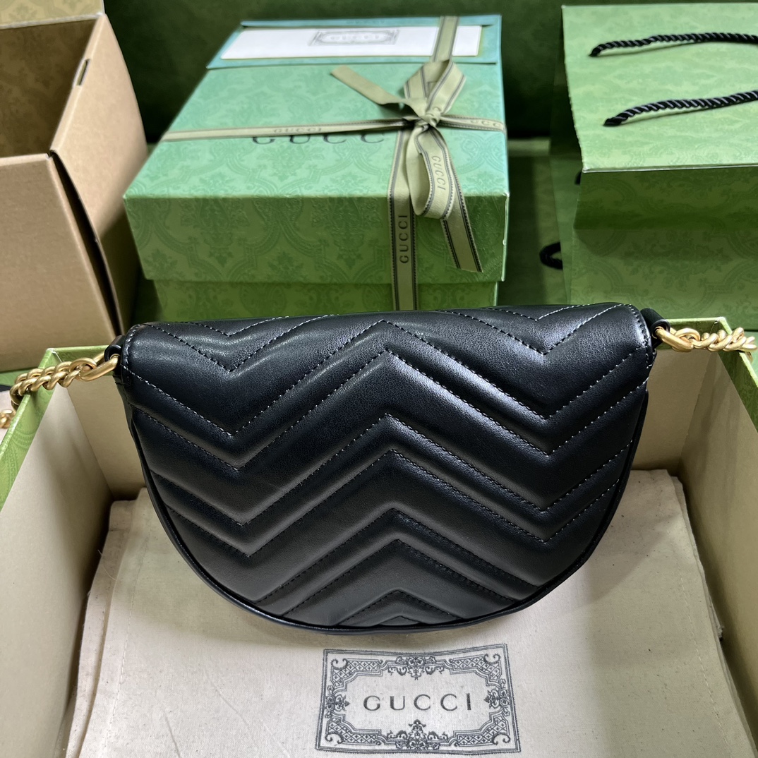 G*u*i gg marmont matelassÉ chain mini bag