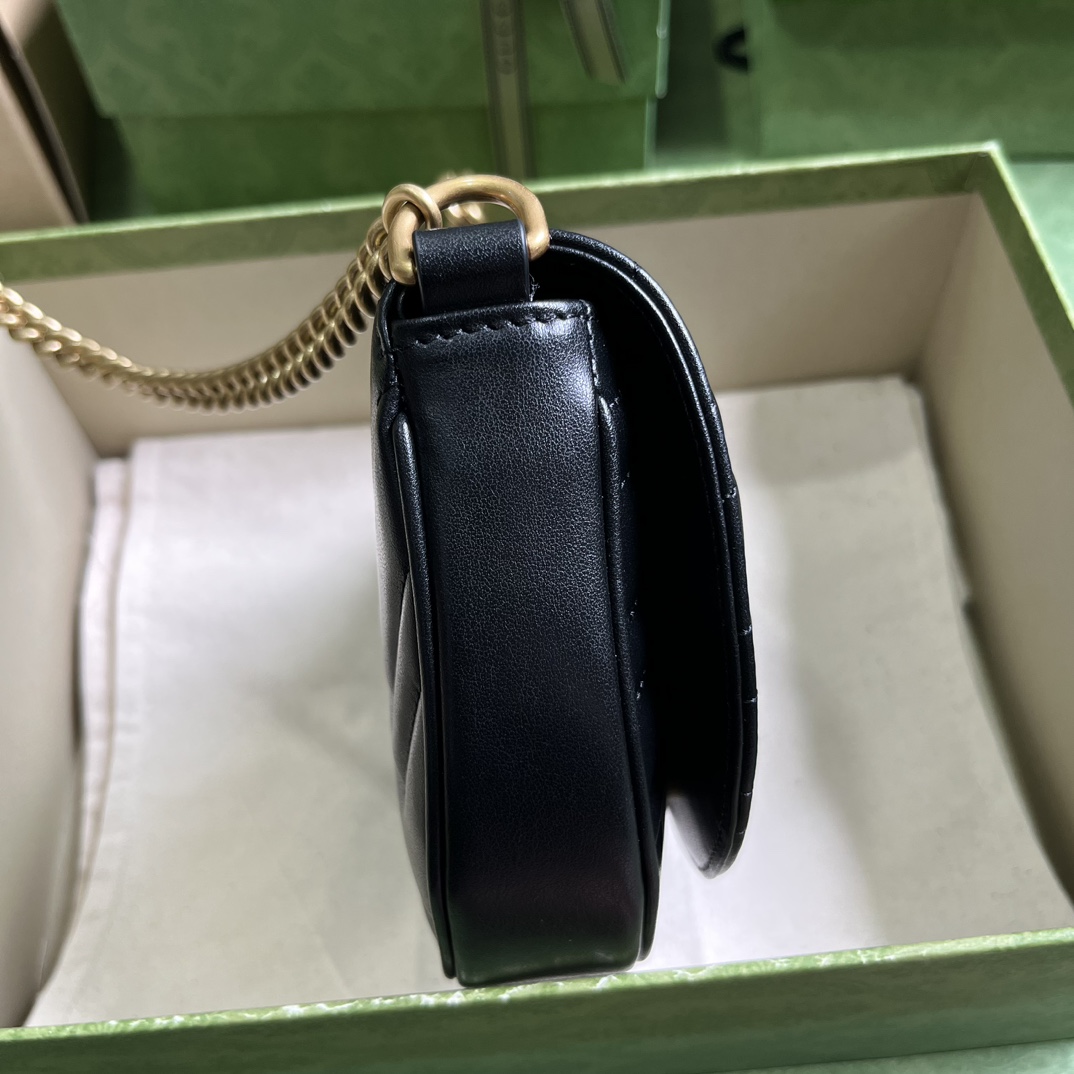 G*u*i gg marmont matelassÉ chain mini bag