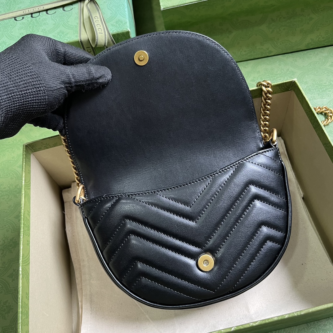 G*u*i gg marmont matelassÉ chain mini bag