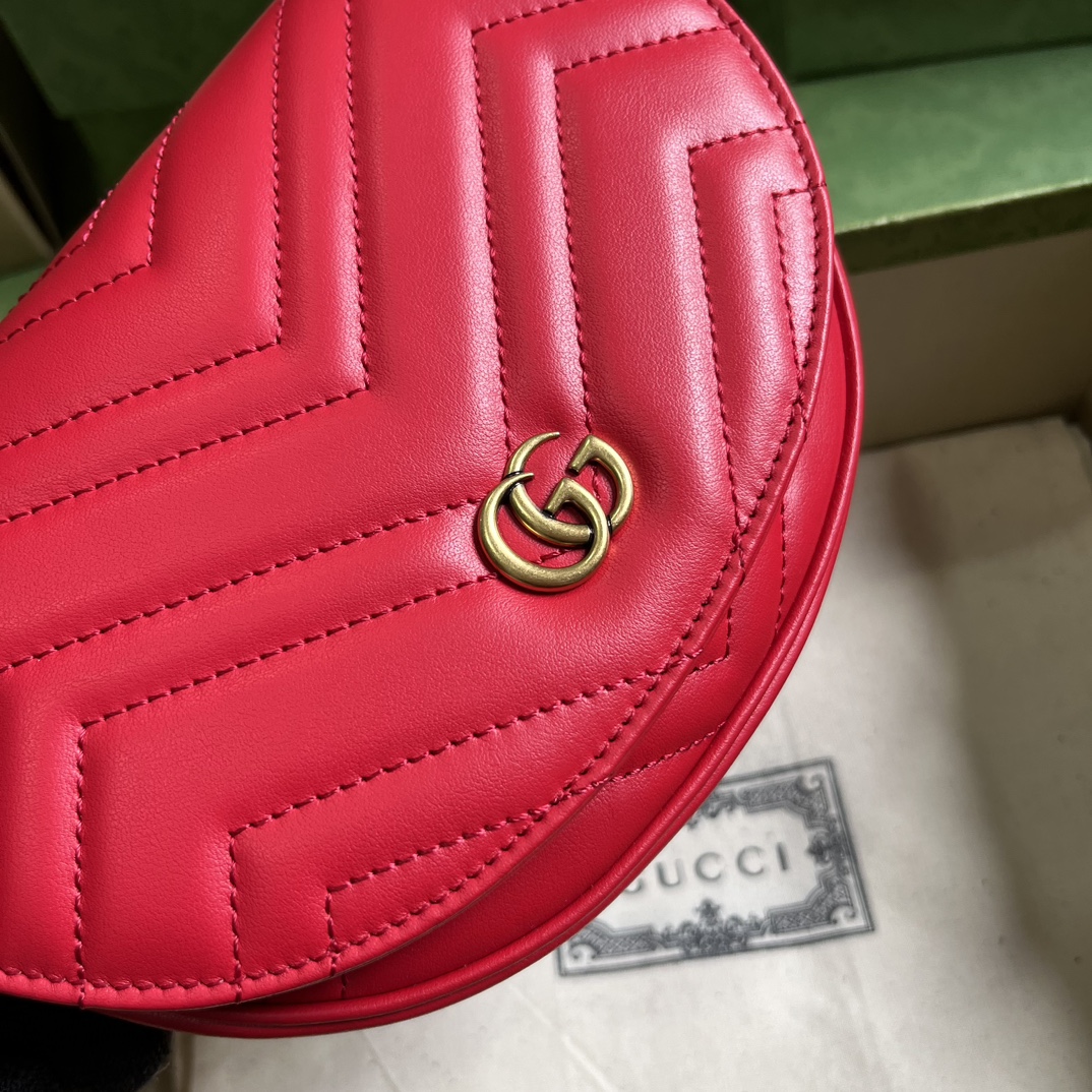 G*u*i gg marmont matelassÉ chain mini bag
