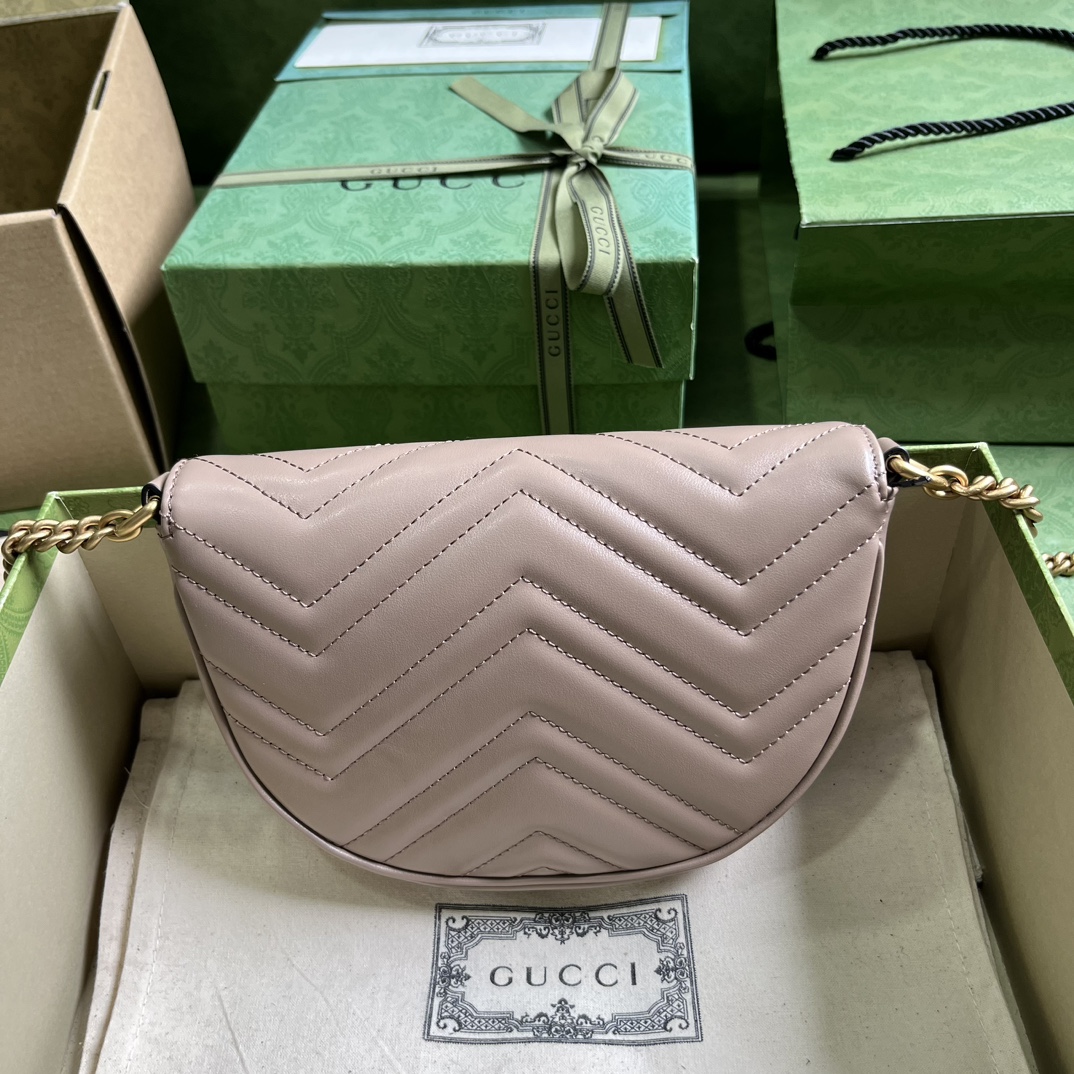 G*u*i gg marmont matelassÉ chain mini bag