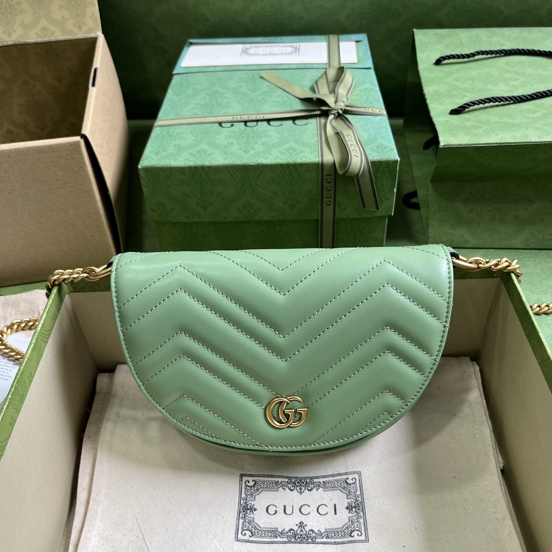 G*u*i gg marmont matelassÉ chain mini bag