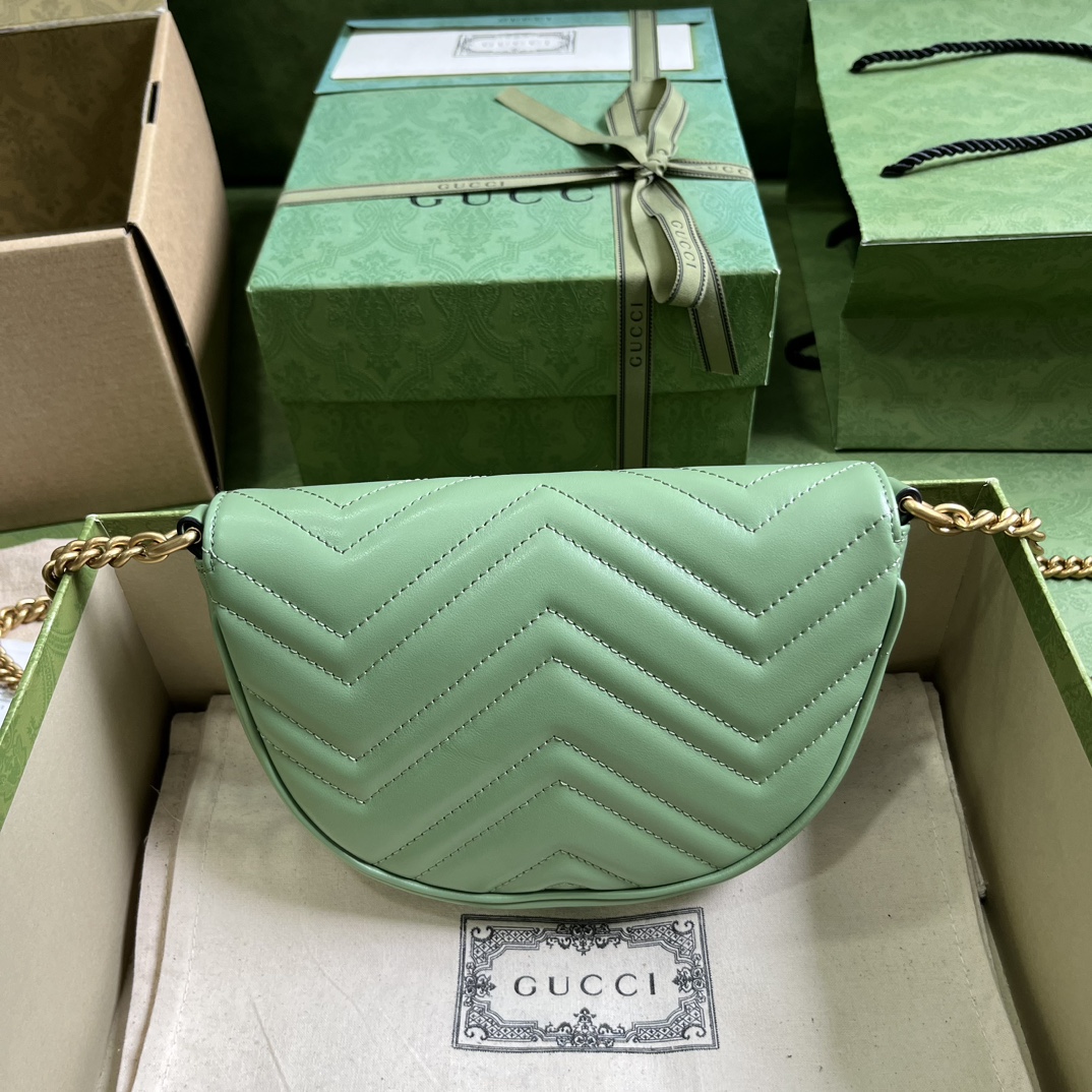 G*u*i gg marmont matelassÉ chain mini bag
