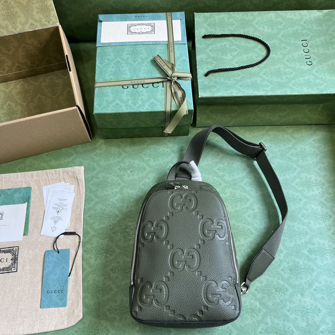 G*u*i jumbo gg crossbody bag