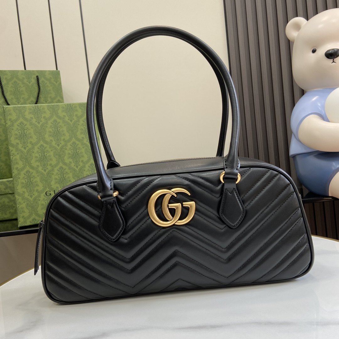 G*u*i gg marmont medium top handle bag