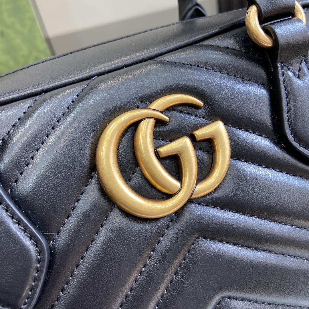 G*u*i gg marmont small top handle bag