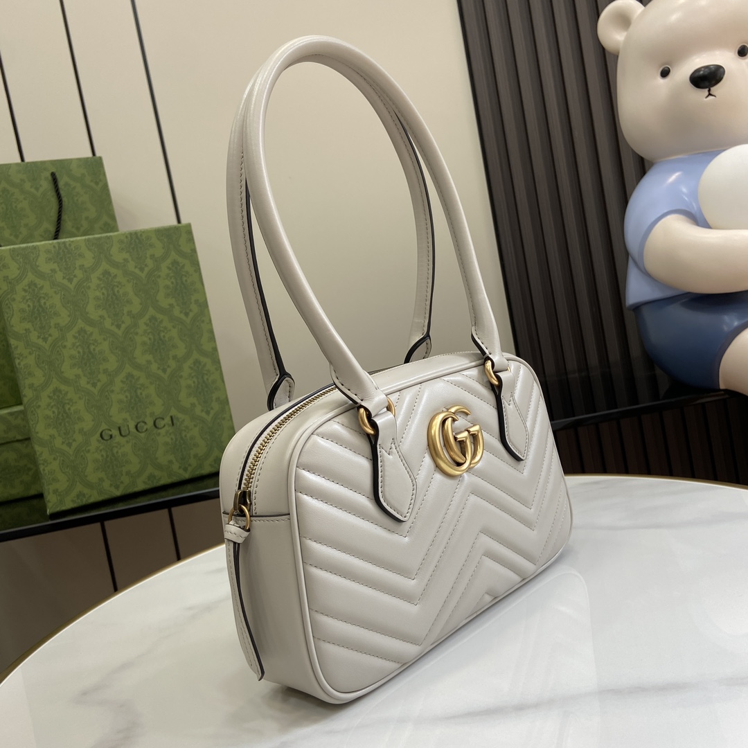 G*u*i gg marmont small top handle bag