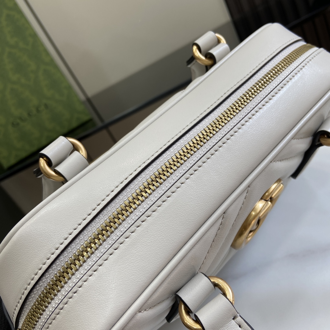 G*u*i gg marmont small top handle bag