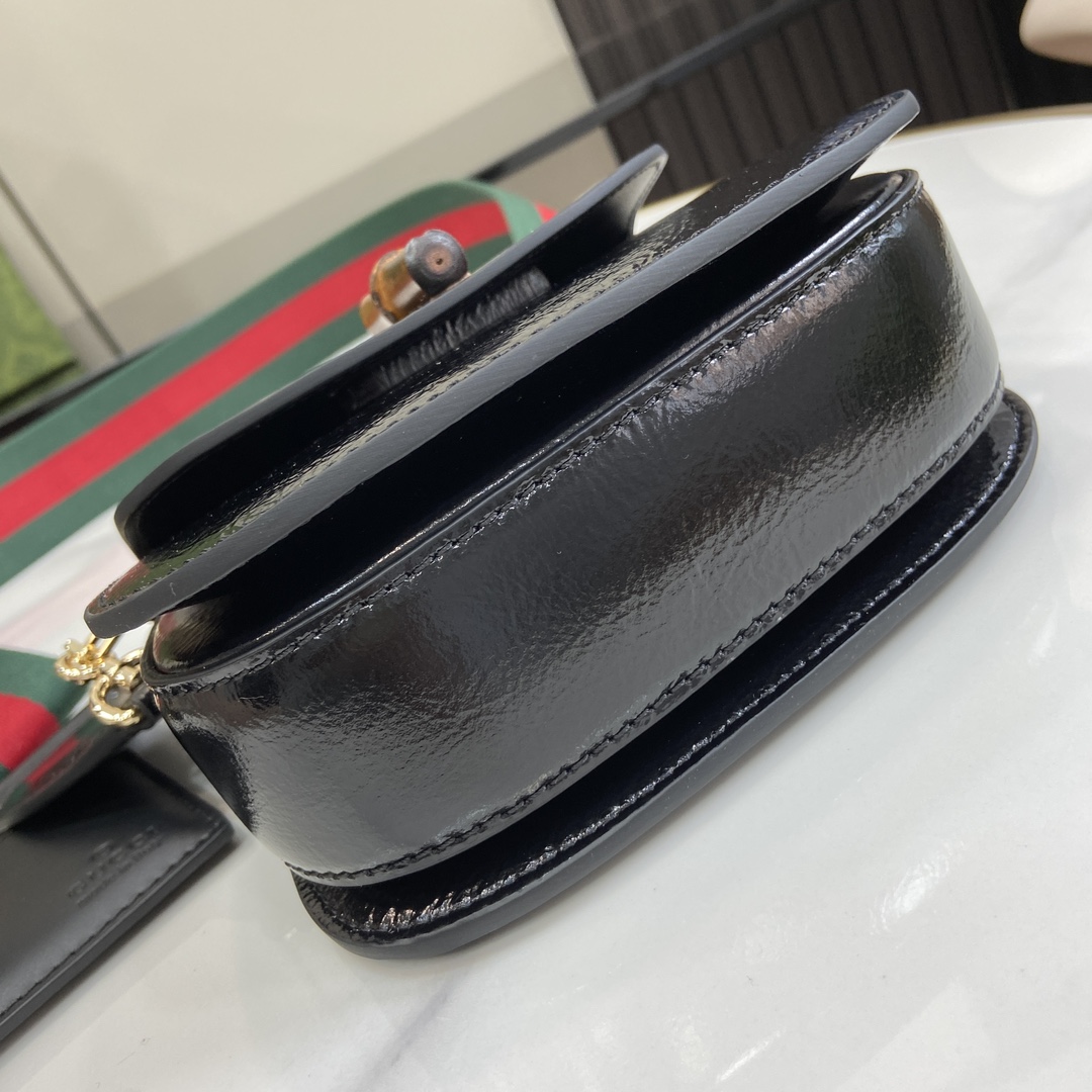 G*u*i bamboo 1947 mini top handle bag