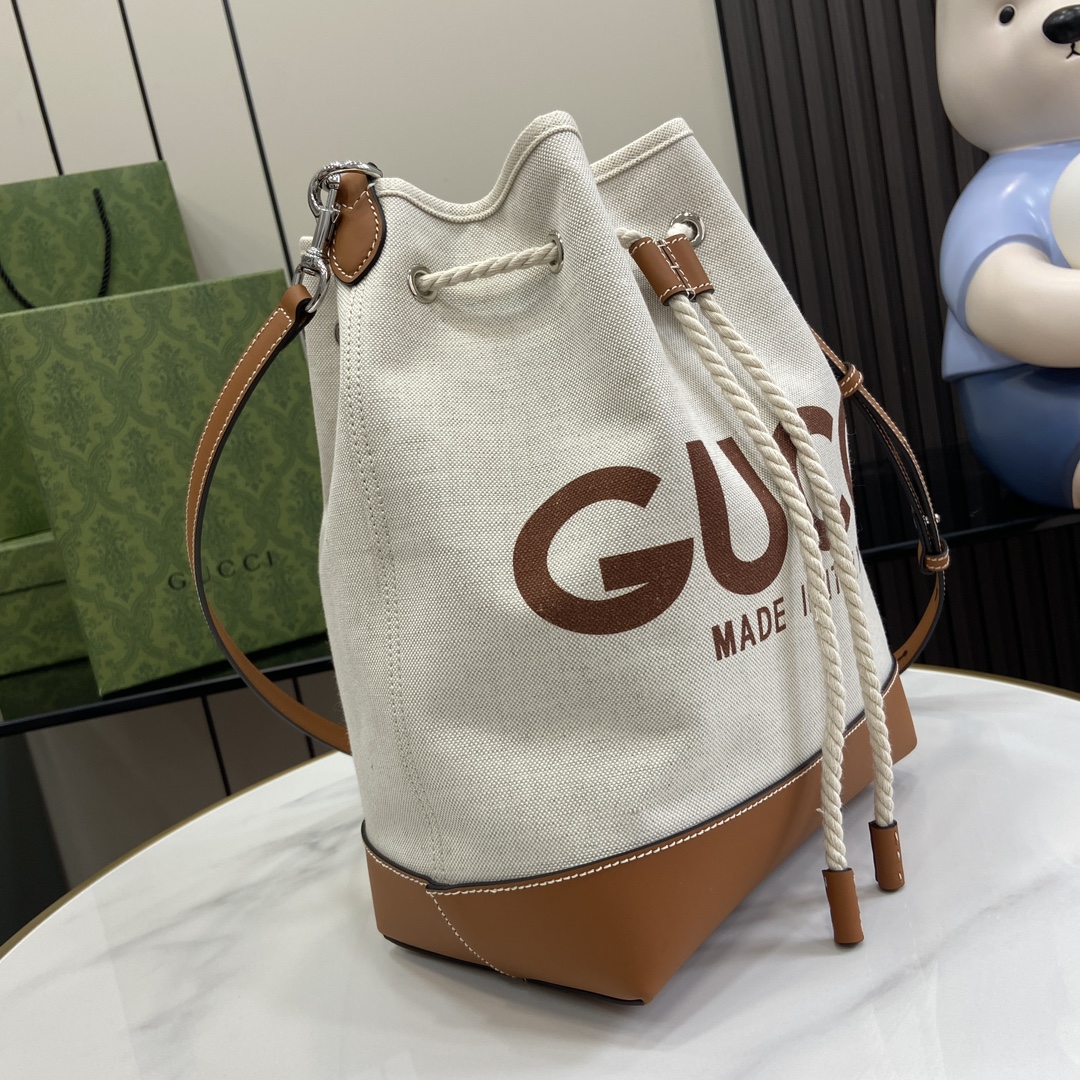 G*u*i small shoulder bag with G*u*i print
