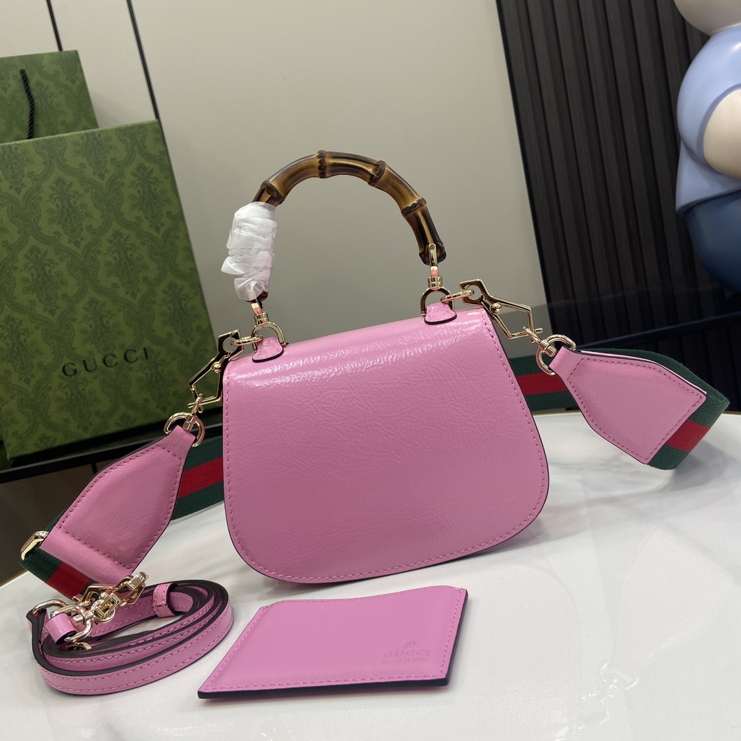 G*u*i bamboo 1947 mini top handle bag