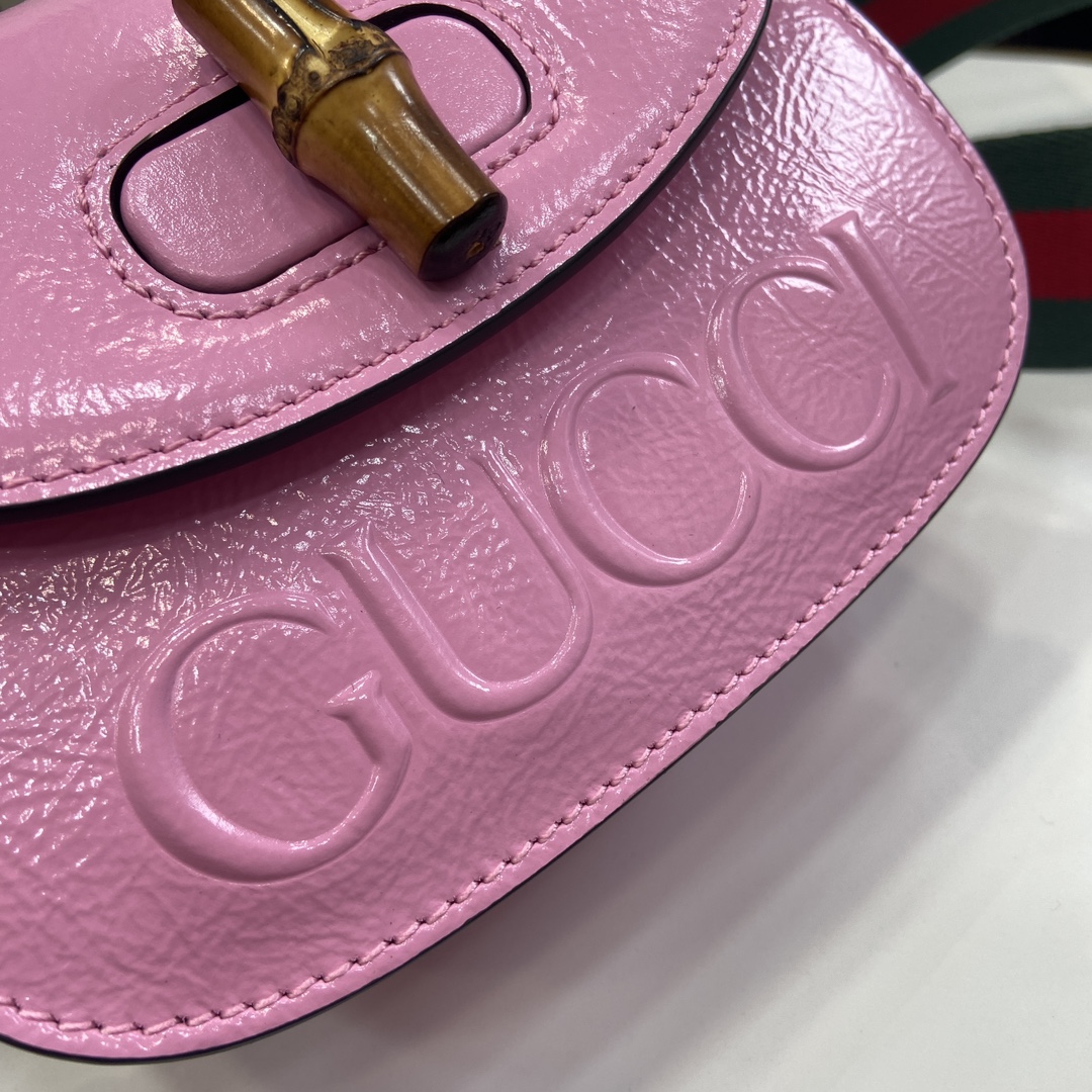 G*u*i bamboo 1947 mini top handle bag