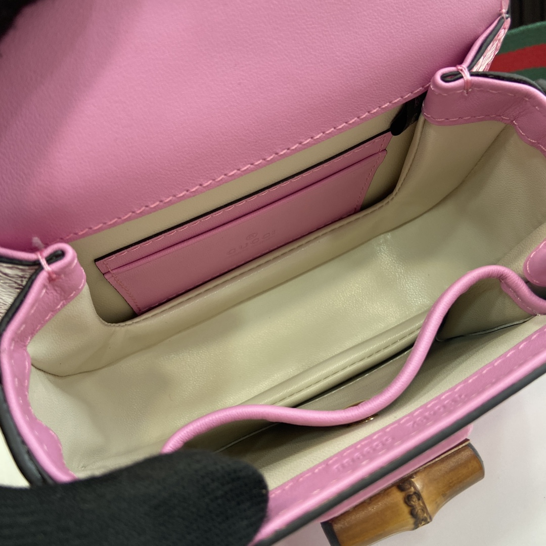 G*u*i bamboo 1947 mini top handle bag