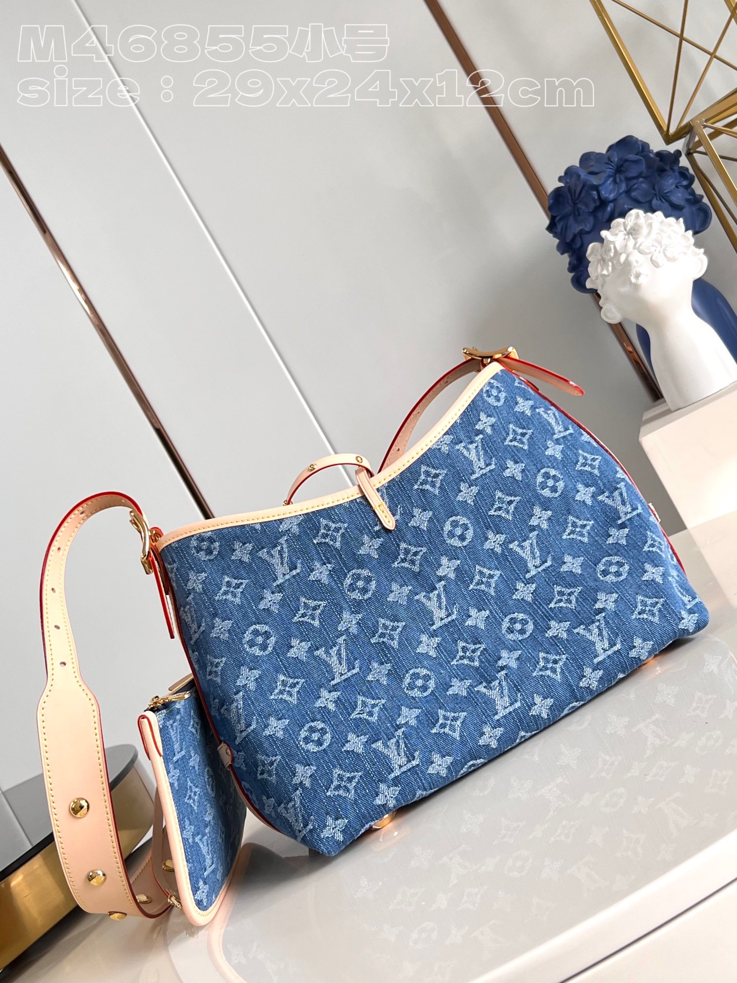l**is V*t*n carryall mm monogram denim