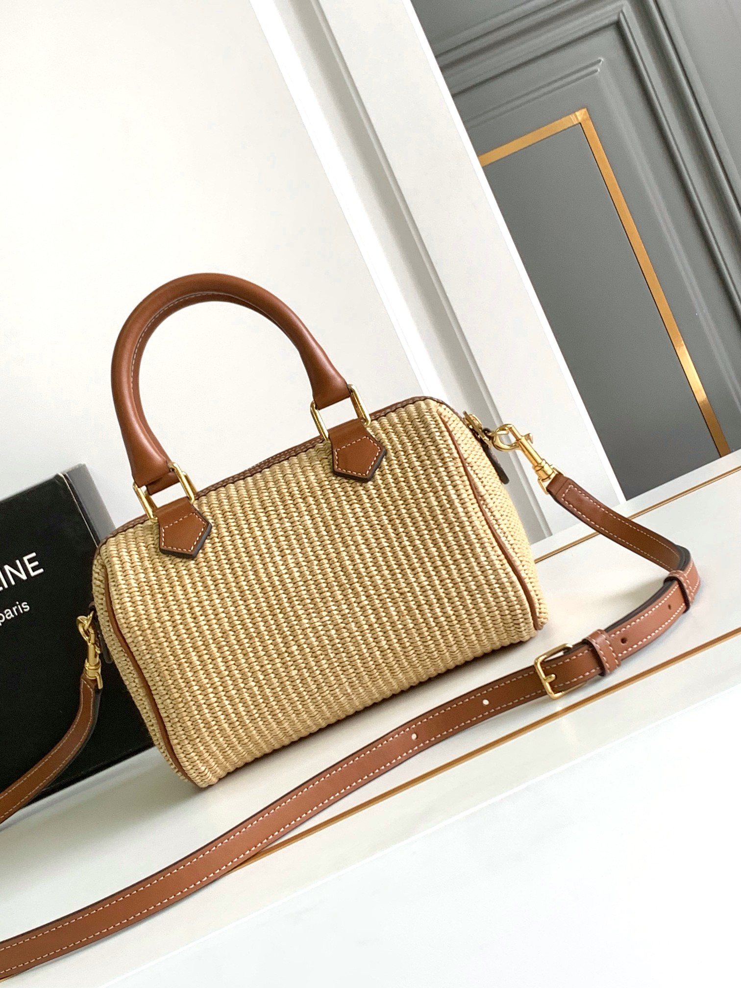 SMALL BOSTON CUIR TRIOMPHE