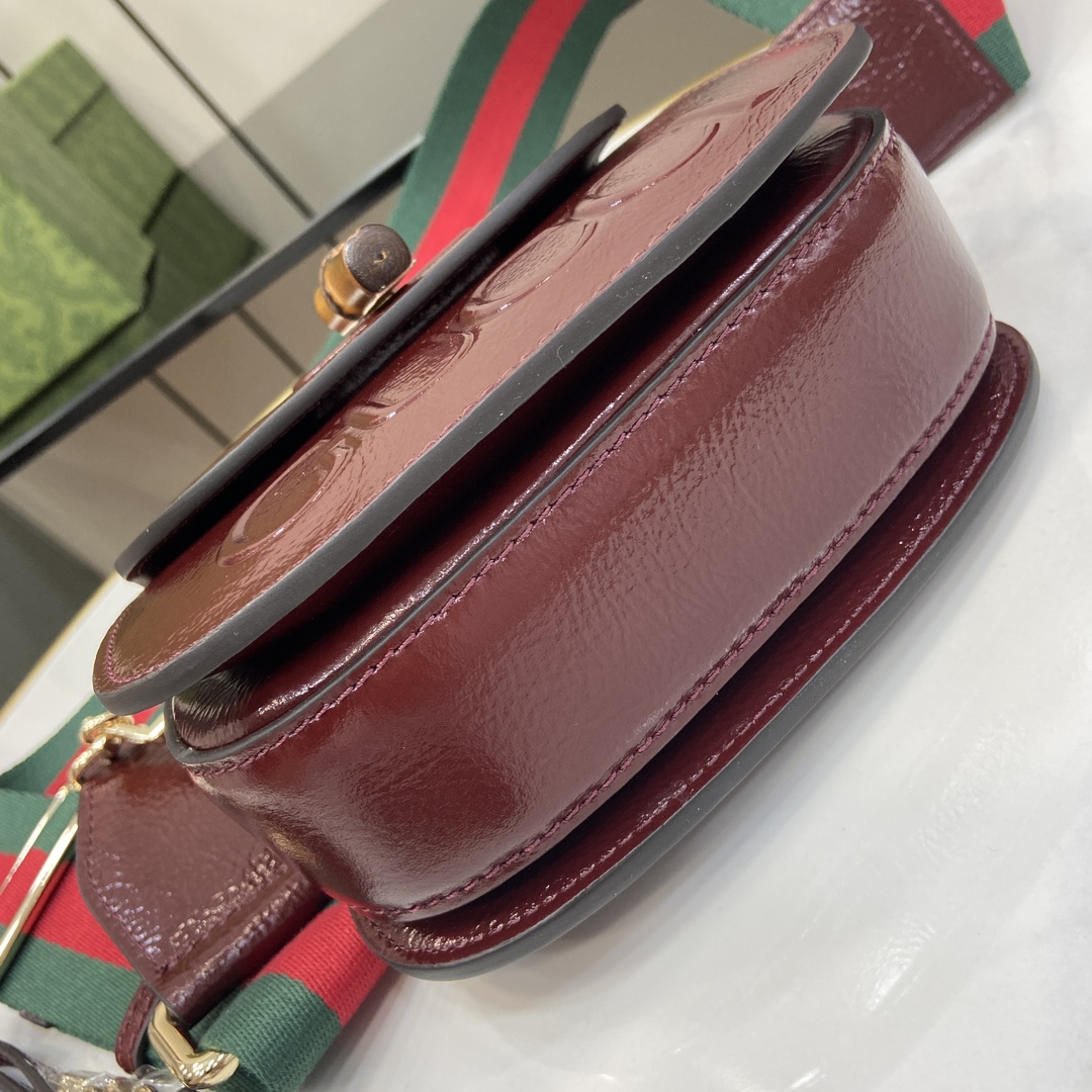 G*u*i bamboo 1947 mini top handle bag