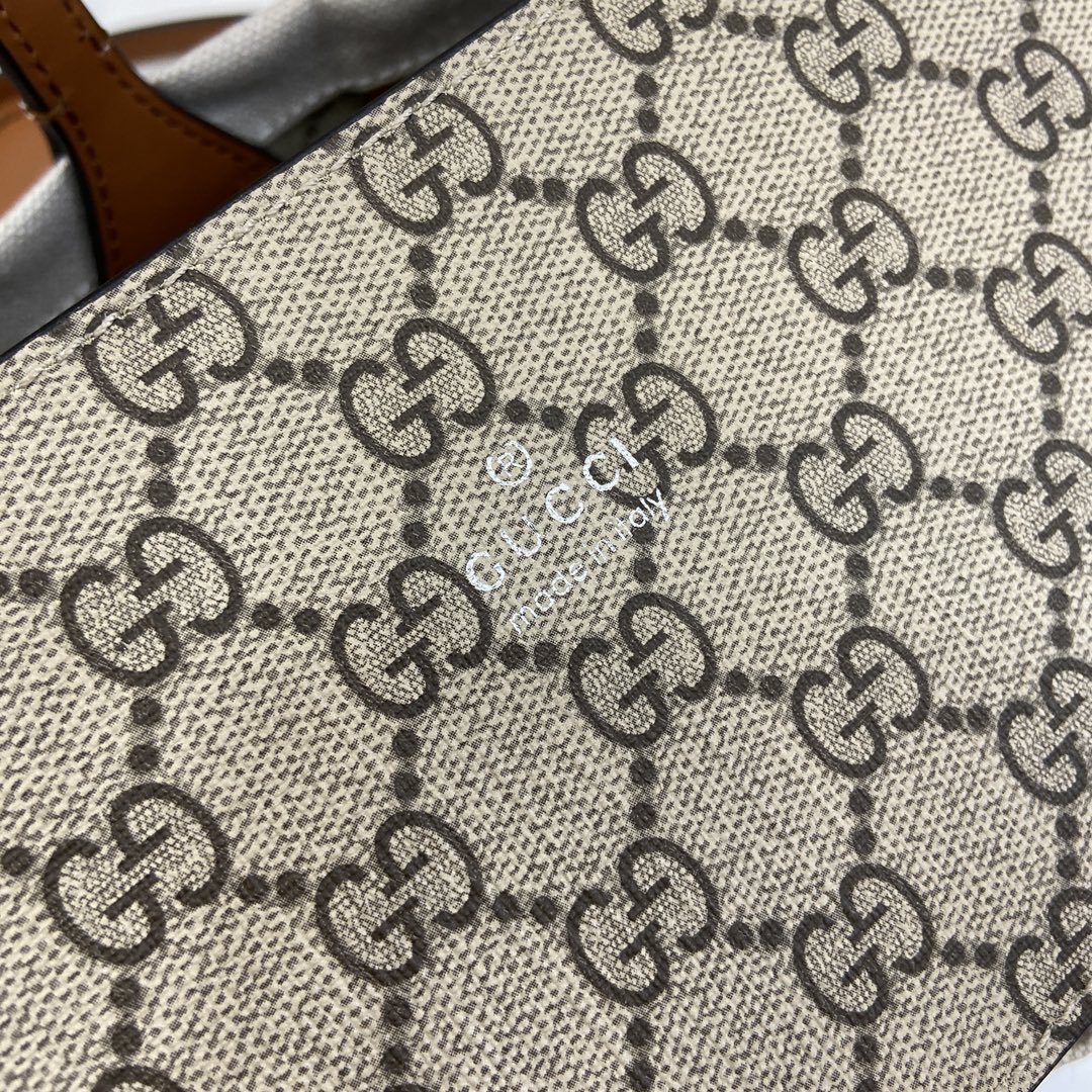 G*u*i mini tote bag with G*u*i print