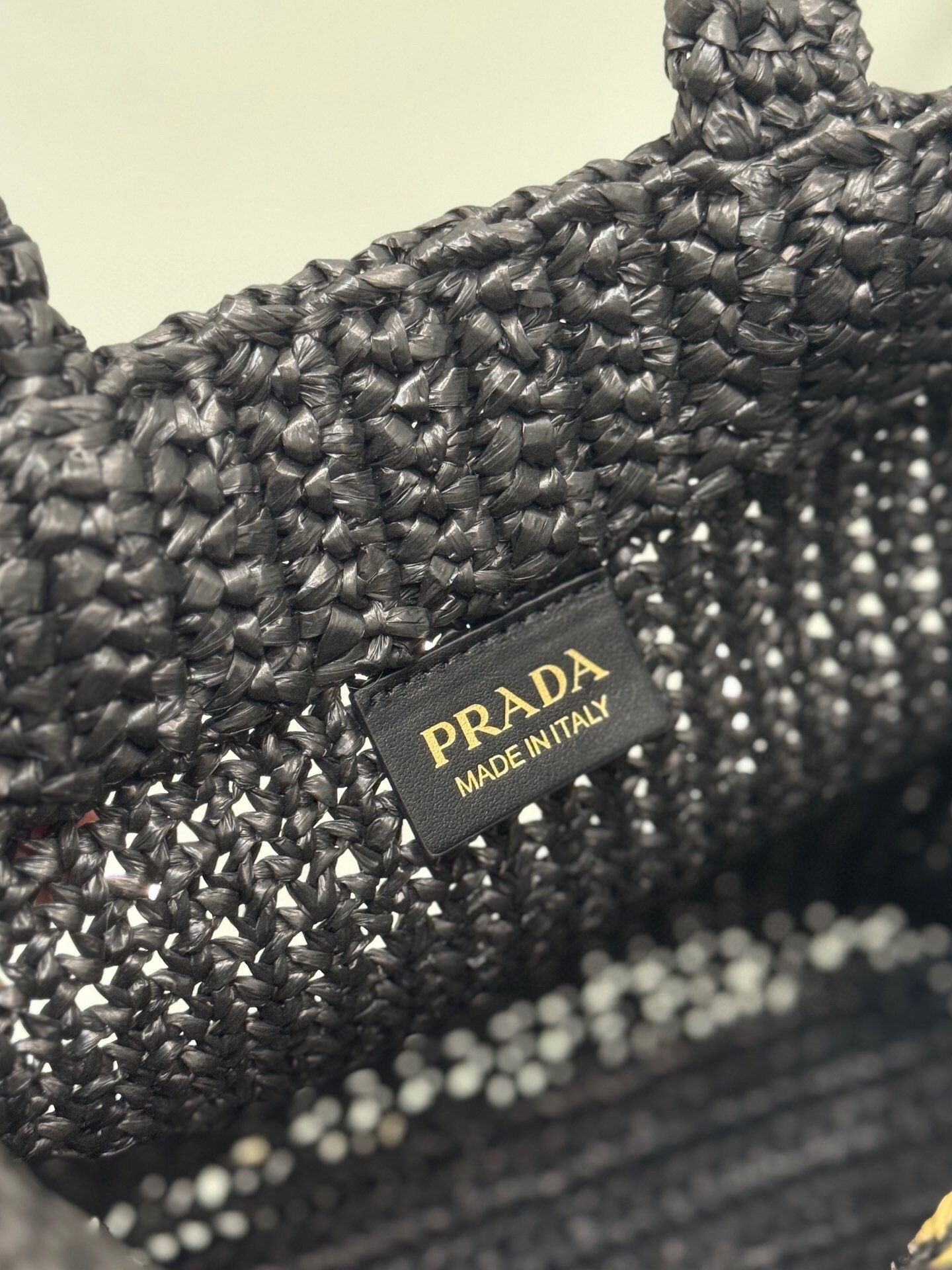 Pra*a small crochet tote bag