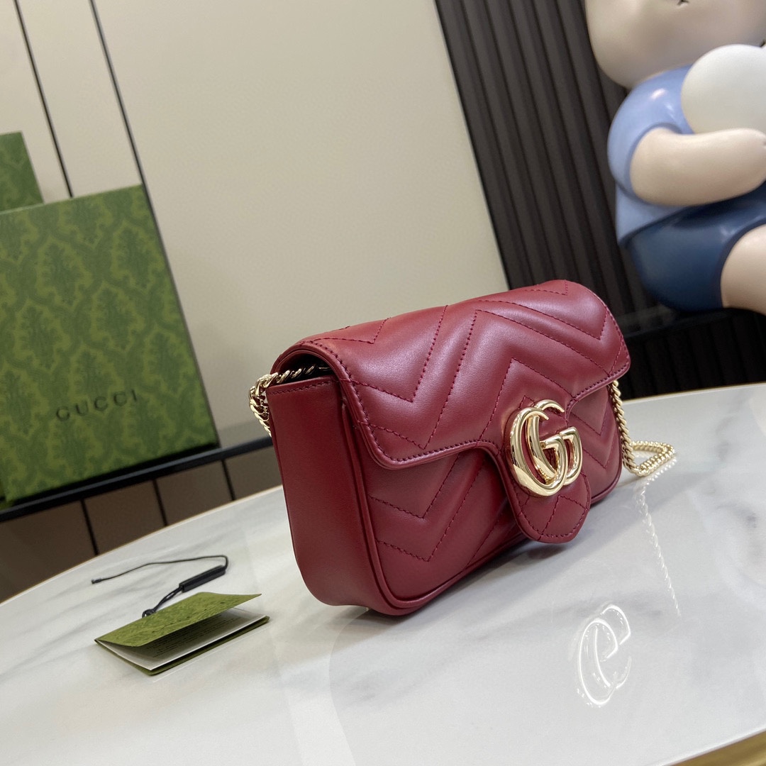 g*u*i gg marmont S*per mini bag