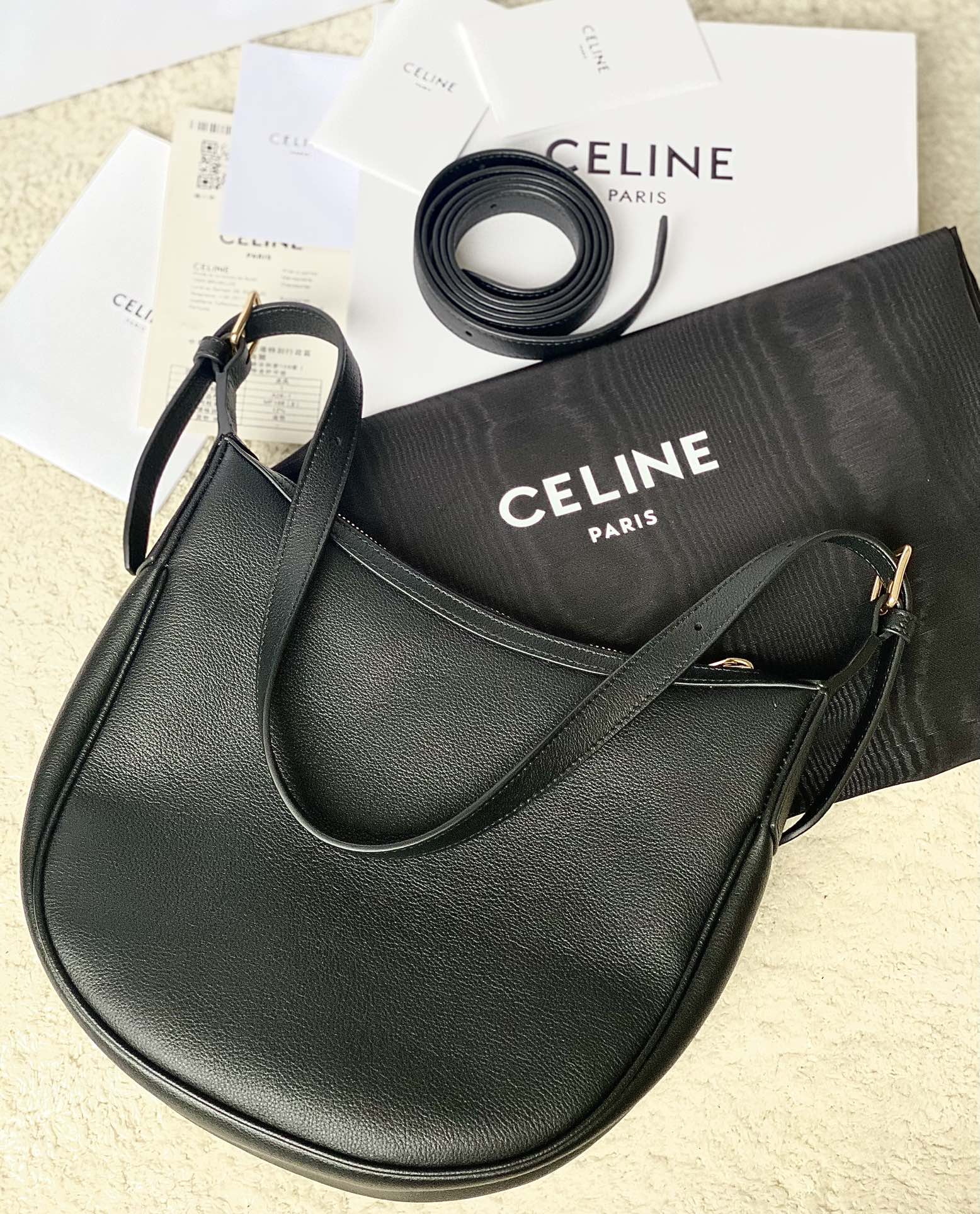 Ce**e small heloÏse bag cuir triomphe