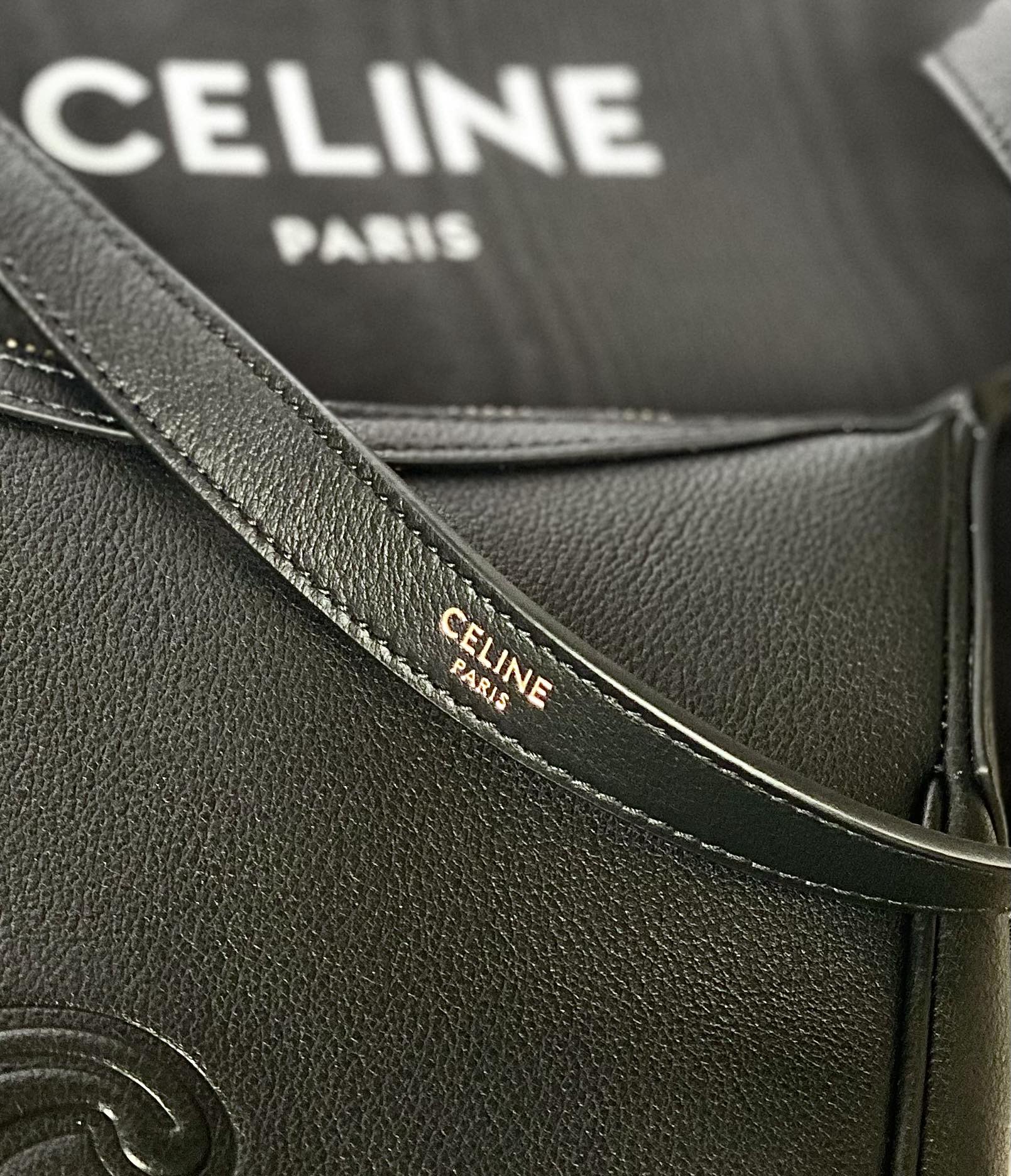 Ce**e small heloÏse bag cuir triomphe