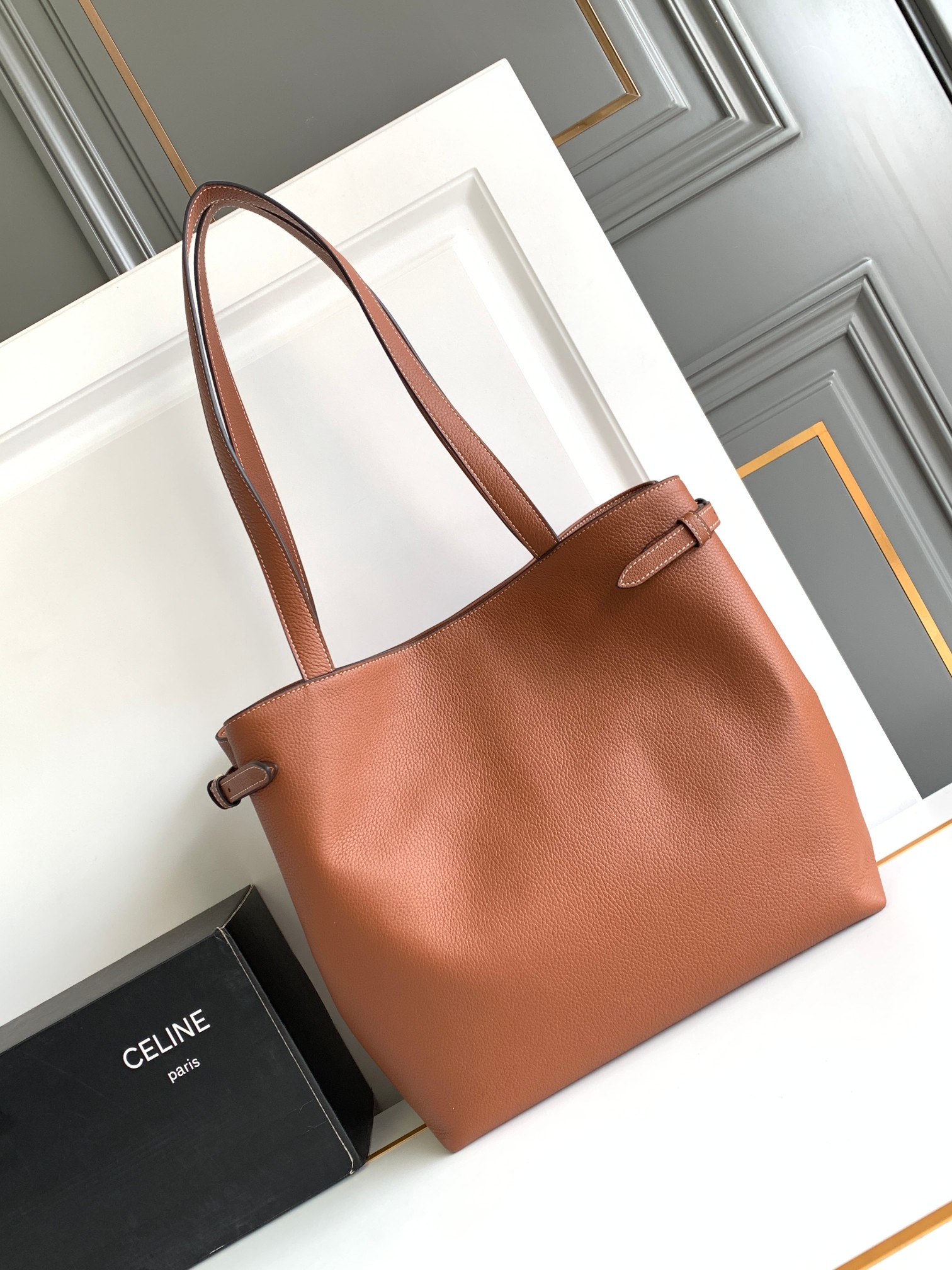 Ce**e medium cabas anaÏs cuir triomphe
