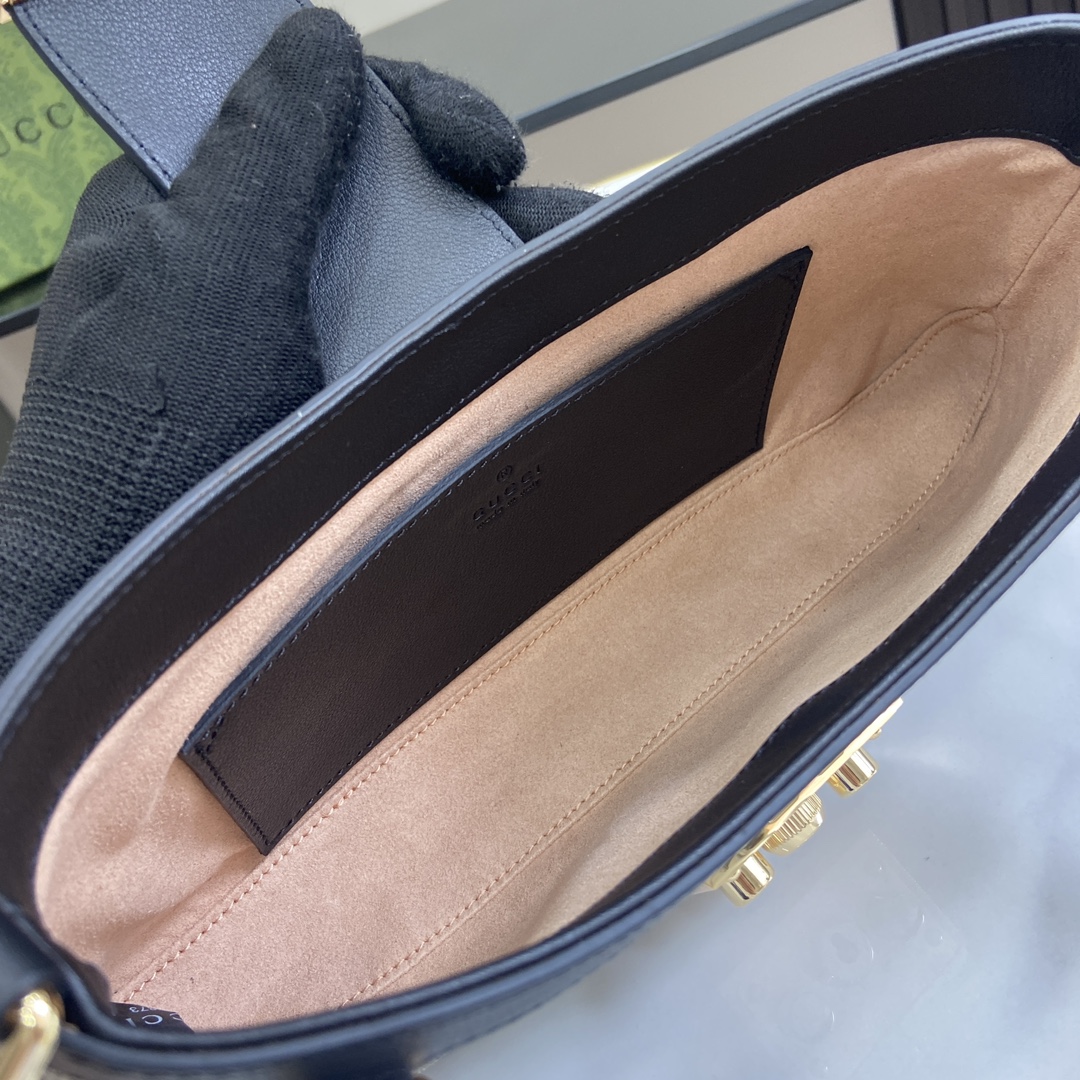 G*u*i padlock small shoulder bag