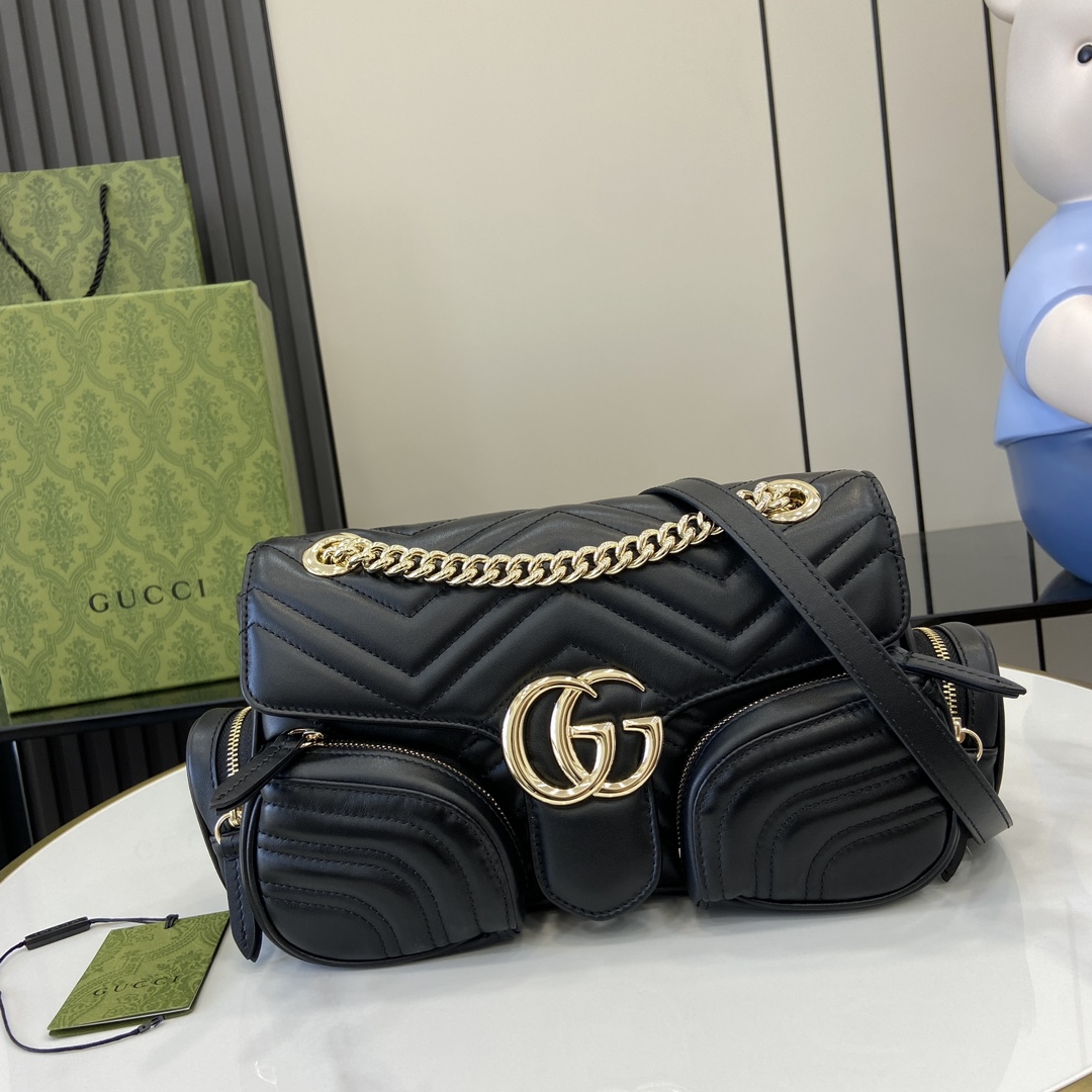 G*u*i gg marmont small multi-pocket bag