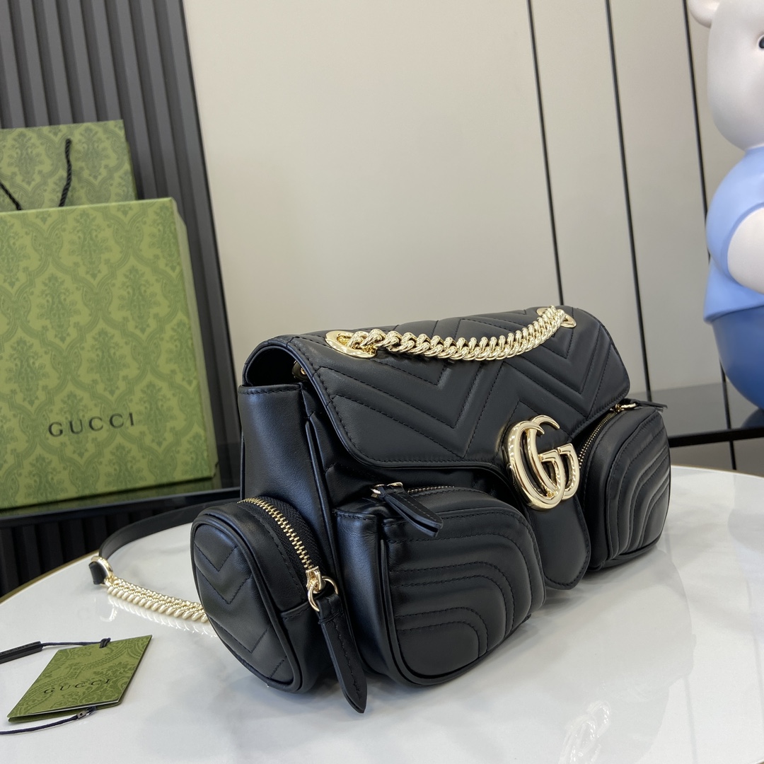 G*u*i gg marmont small multi-pocket bag
