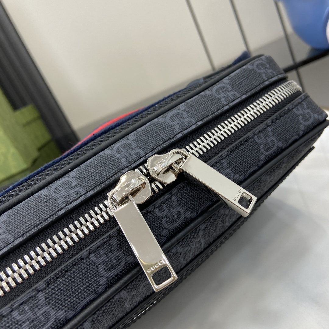 G*u*i gg belt bag with zip pocket