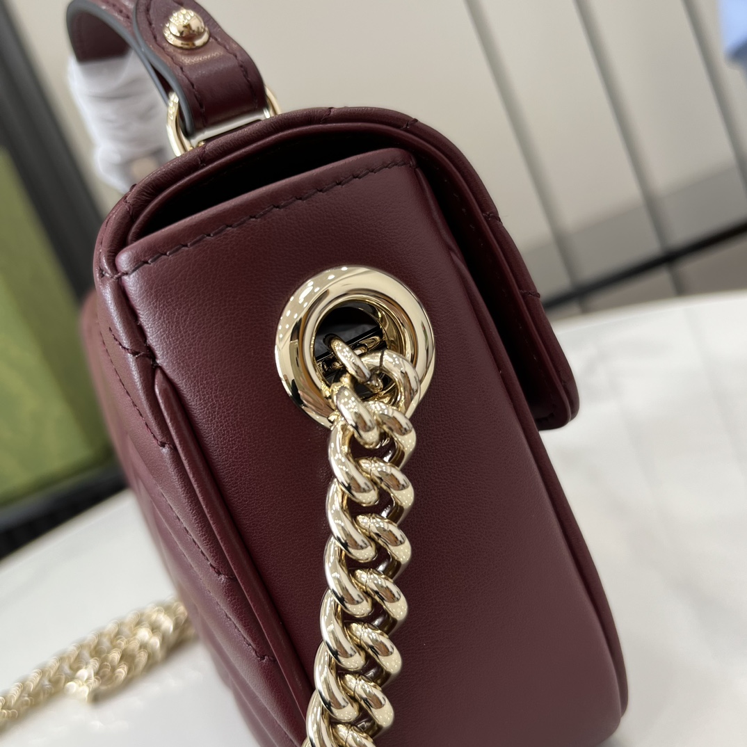 G*u*i gg marmont mini top handle bag