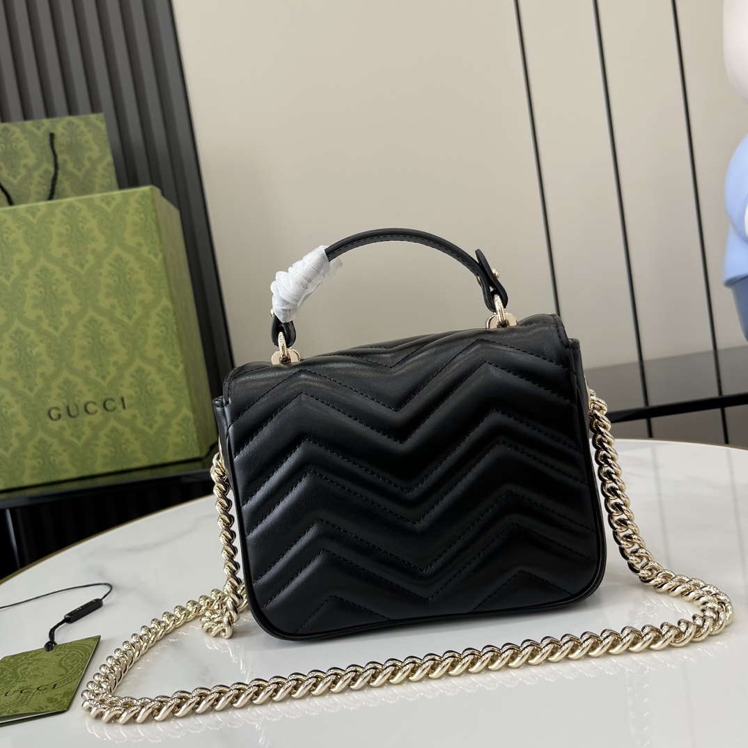 G*u*i gg marmont mini top handle bag