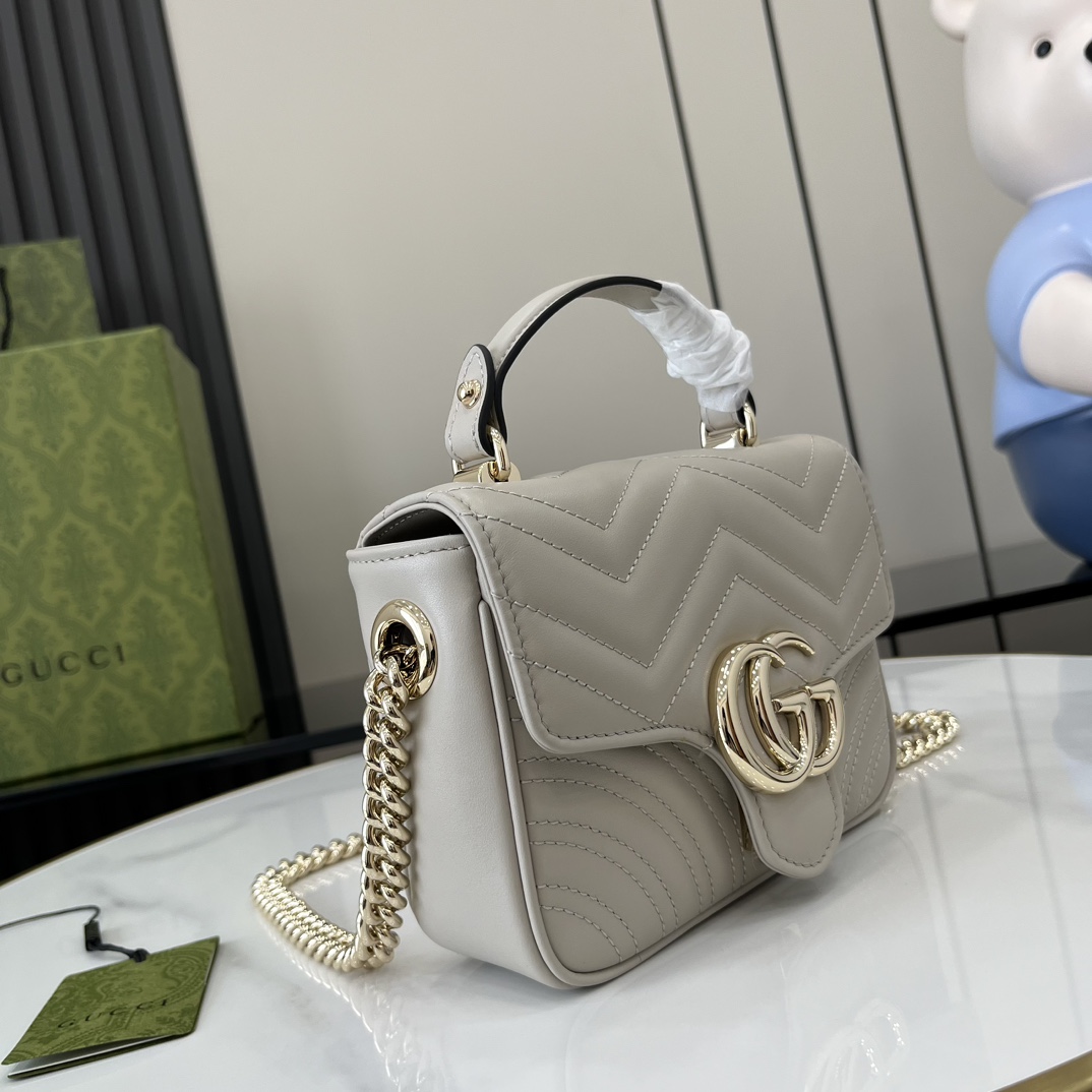 G*u*i gg marmont mini top handle bag