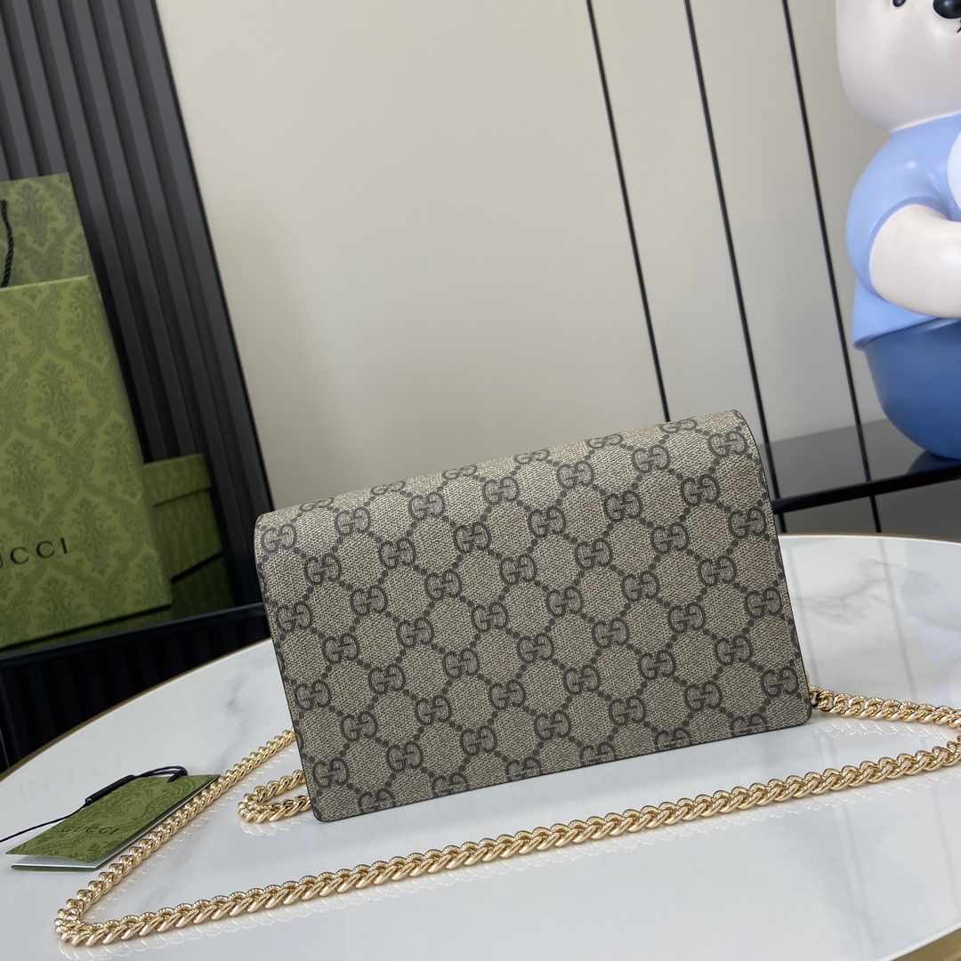 G*u*i gg marmont leather mini chain bag