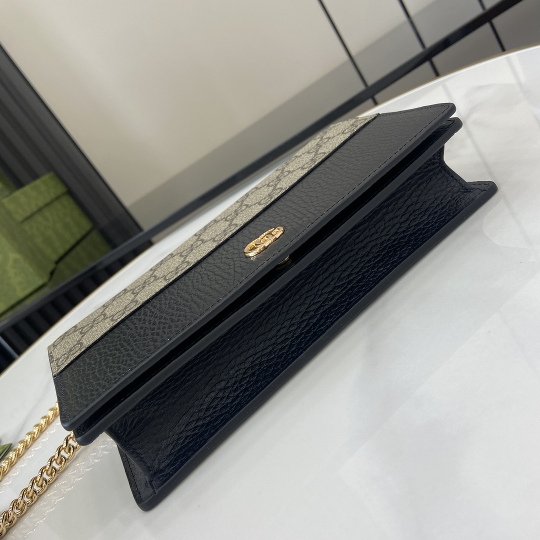 G*u*i gg marmont leather mini chain bag