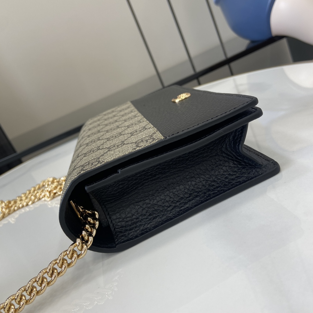G*u*i gg marmont leather mini chain bag