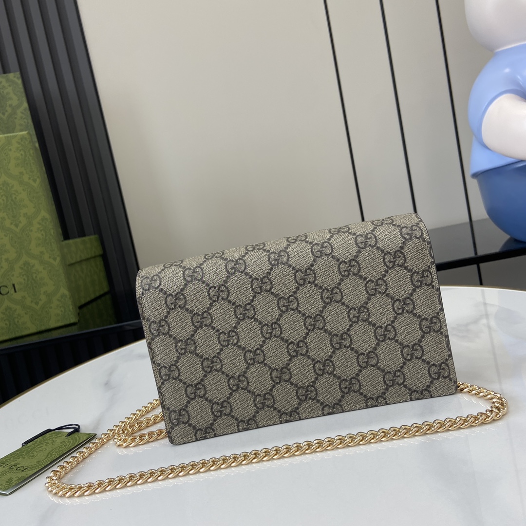 G*u*i gg marmont leather mini chain bag