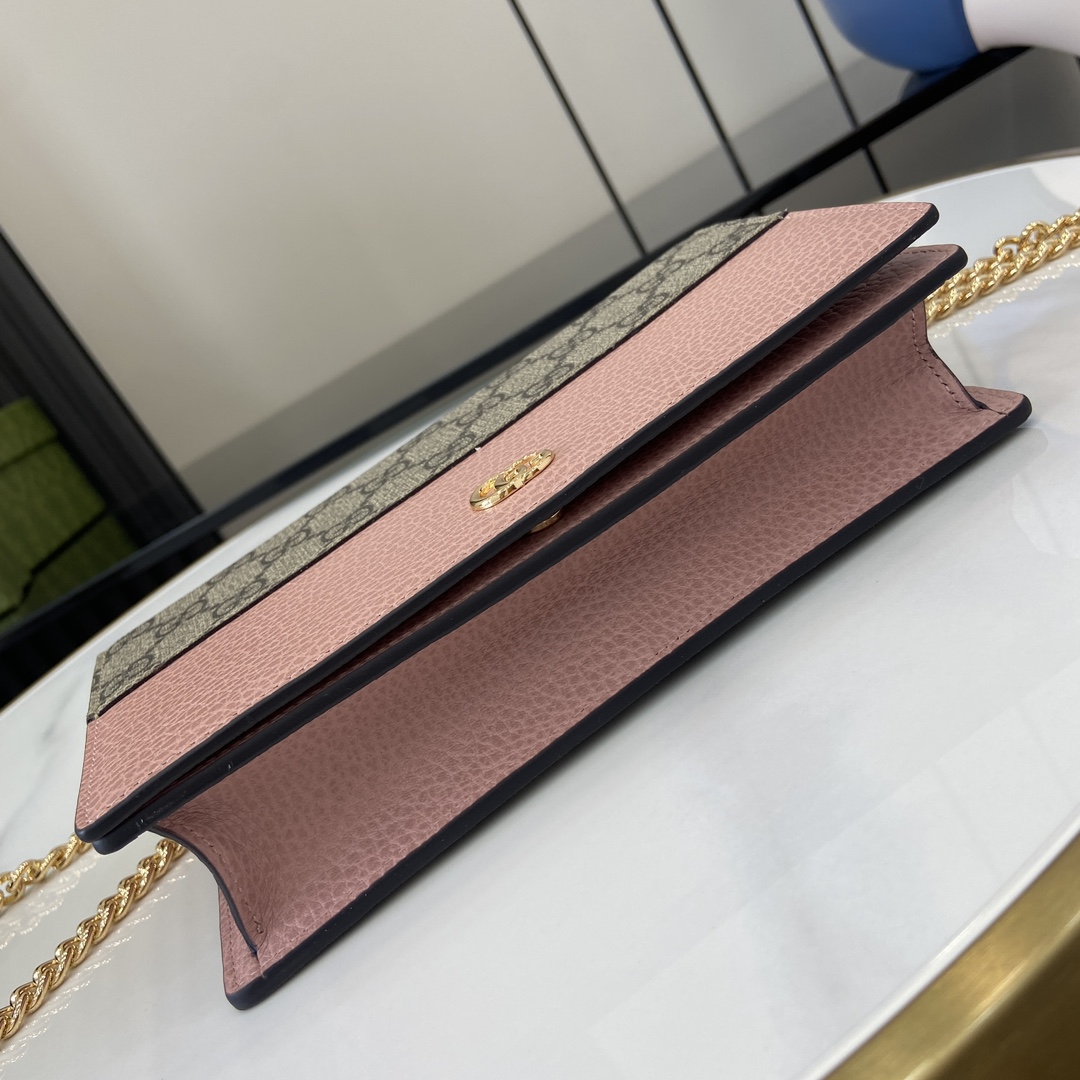 G*u*i gg marmont leather mini chain bag