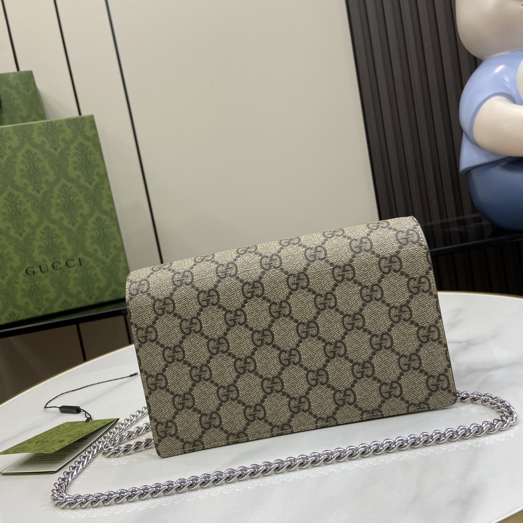 G*u*i gg marmont chain wallet